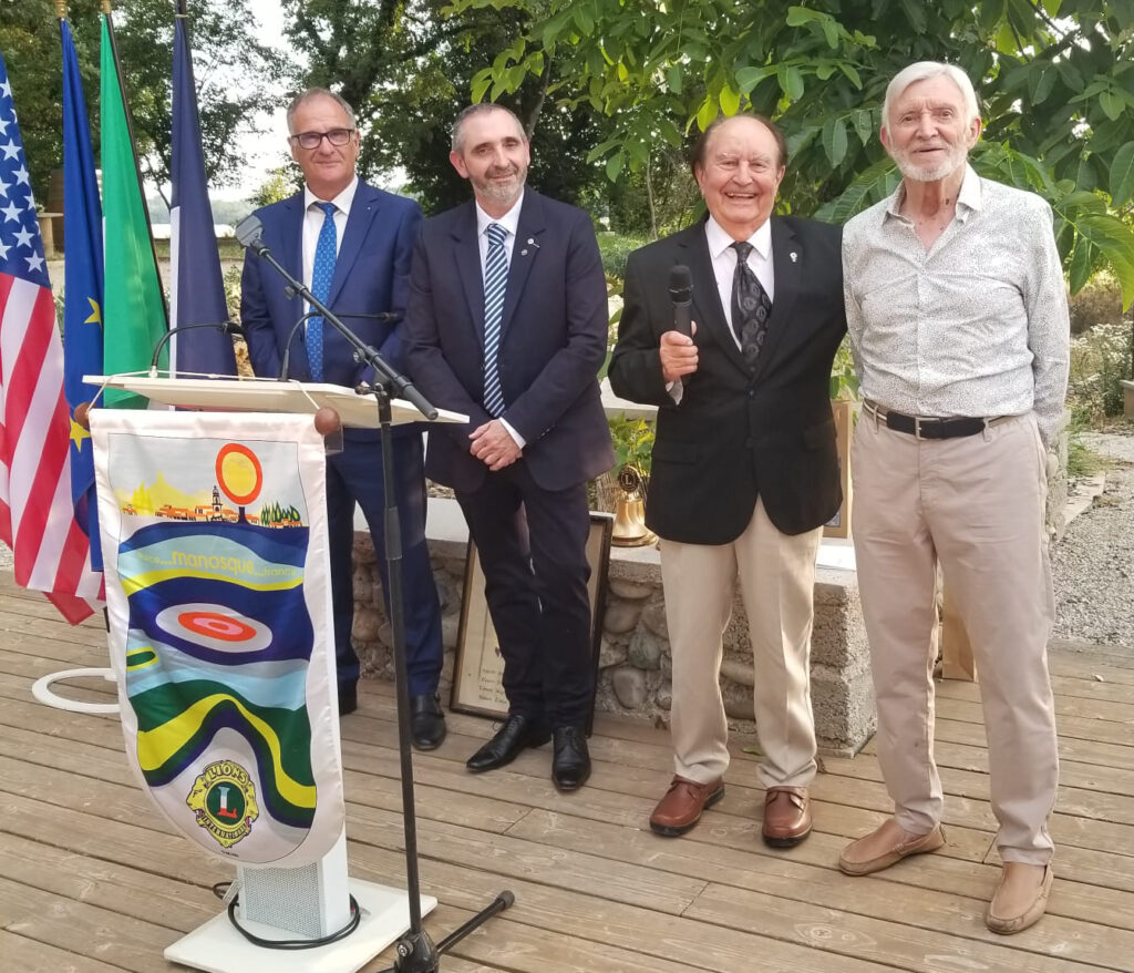 Guy PALMADE et Pierre APPIETTO, en compagnie du nouveau président et du past-président